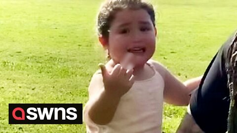 Kid flips off dad telling him to 'shut up' after he tells her to 'harden up'