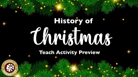 History of Christmas in America Teaching Lesson | How to Use Guide