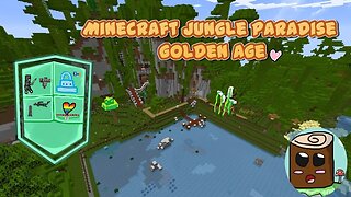 Minecraft Jungle Paradise Golden Age Ep627 : Tearing The Old Tree Farm Down After So Long
