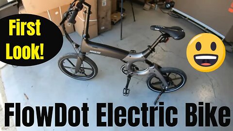 Flowdot First Look! Compact Electric Bike Review