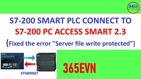 0169 - Communication S7-200 SMART PLC and PC Access SMART 2.3 windows10