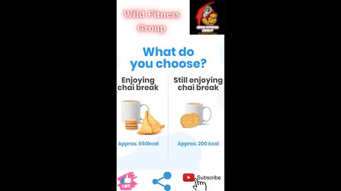 🔥What do you choose tea with samosa v/s tea with biscuit🔥#fitness🔥#wildfitnessgroup🔥#shorts🔥