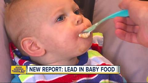 Report: Lead in 20% of baby food samples tested