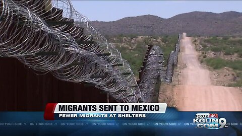 As migrants are sent across the border, local shelter says rooms sit empty