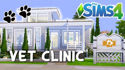 Building A 2 Doctor Vet Clinic | Sims 4
