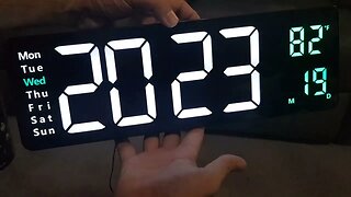 Digital Wall Clock.