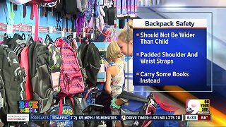 Back to school: Backpack safety