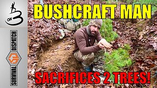 Bushcraft Survival: Heated Unbelievably Cozy Bed!