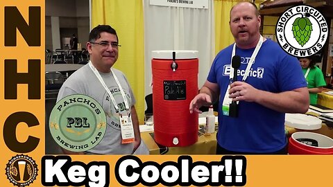 Pancho's Brewing Lab Keg Cooler - Portable Keezer. #homebrewcon #scbatnhc