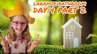 Laramie Bathroom Day 4 Part 2. FLOORING INSTALLED!! #carpenter #carpentry #remodel #remodeling