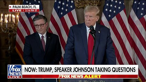 Donald Trump: I Get Along With Speaker Johnson And Marjorie Taylor Greene