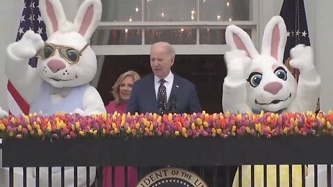 Biden Welcomes The 'Oyster' Bunnies