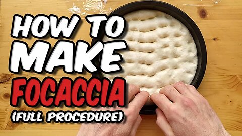 How to make Italian Focaccia | Quick & easy recipe