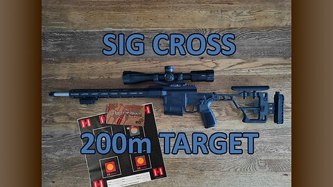 Sig Sauer Cross Bolt Action Rifle 6.5 Creedmoor 200m Hornady International Ammunition Accuracy Test