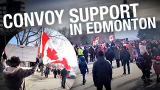 Thousands take to Edmonton streets for third weekly protest as part of freedom convoy movement