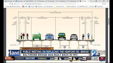 Meeting Wednesday on Harford Rd. Bridge replacement project