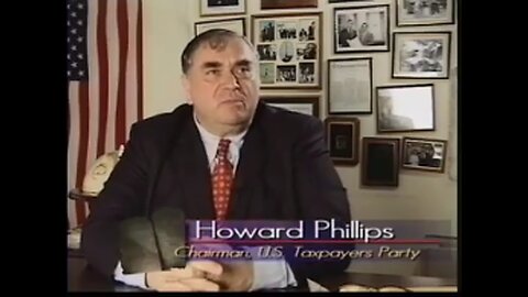 Howard Phillips in Second American Revolution documentary (1999)