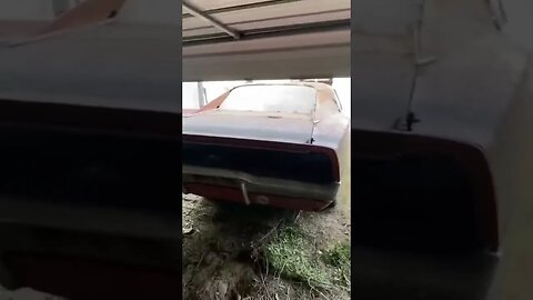 1969 Dodge Charger R/T out of the carport after 40 years!