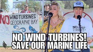 NO WIND TURBINES! SAVE OUR MARINE LIFE. Alex Nicol & Martine Shepherd