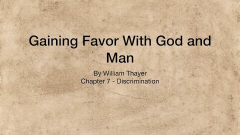 Chapter 7 - Discrimination