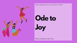 Piano Adventures Lesson Book Primer - Ode to Joy Play-Along
