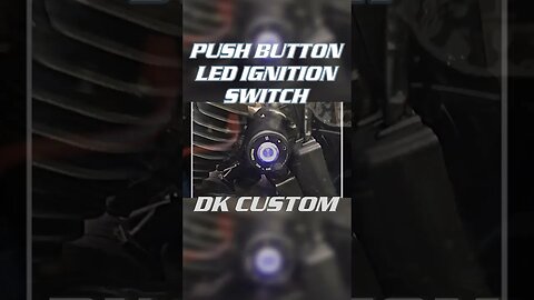 Push-Button LED Ignition Switch For Harley Sportster #shorts #harleylife