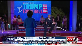 Dual presidential town halls took place on Thursday