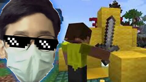 Minecraft The Hive Bedwars with Kyaw Gyi Villagers