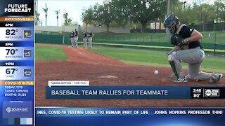 Saint Leo Baseball team rallies to support player battling cancer