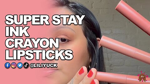 @maybellinenewyork Super Stay Ink Crayon Lipstick Swatches