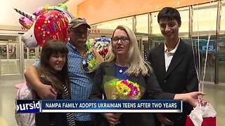Nampa family adopts Ukrainian teens after two years
