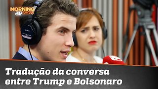 André Marinho esclarece: não foi ele que traduziu conversa entre Bolsonaro e Trump