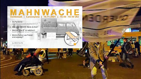 Dialog-Mahnwache Mitten in der City (18.11.2021)