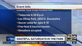 Free soccer camp for kids on Saturday