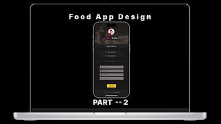 Food App Design in Figma | Delivery Mobile App UI/UX Design | Figma Tutorial --- PART 2