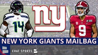 NY Giants Rumors: Daniel Jones Replacements NEXT Year, Trade For DK Metcalf? Sign Ndamukong Suh?