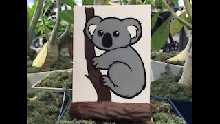 Kevin the Koala 3D Printed Silhouette