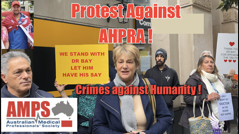 Rally Against AHPRA in Perth - Supporting Dr.William Bay