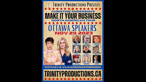 Christine Anderson and Eva Vlaardingerbroek - Make It Your Business Tour Ottawa 11-29-2023