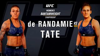 EA Sports UFC 3 Gameplay Miesha Tate vs Germaine de Randamie