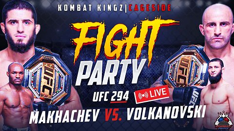 UFC 294 Fight Party | Makhachev vs Volkanovski 2 | Usman vs Chimaev | Watch Along | Fight Companion