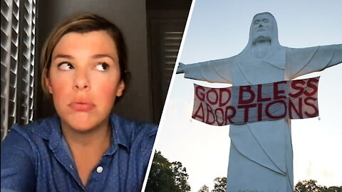 Pro-Abortion Group Desecrates Jesus Statue and Calls It 'Art' | Ep 453