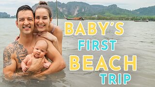 Apollo's First Beach Trip | Beach Trip with a Newborn Baby