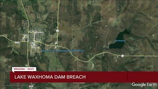 Breach discovered in dam at Lake Waxhoma near Barnsdall