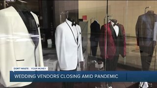 Wedding vendors closing amid pandemic