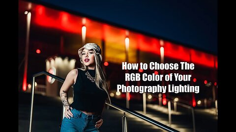 How to Choose and Change The Color of Your Photography Lighting with Your Phone