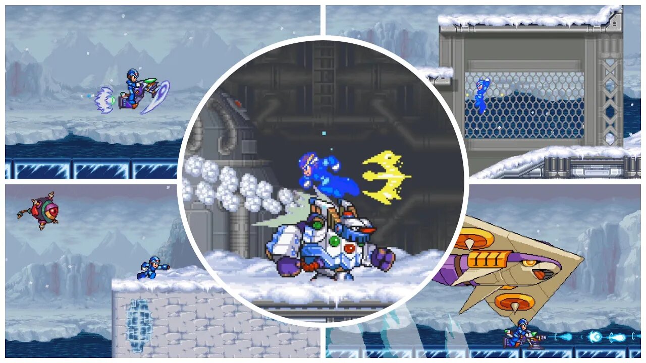 Mega Man X8 Demake - Avalanche Yeti (Central White)