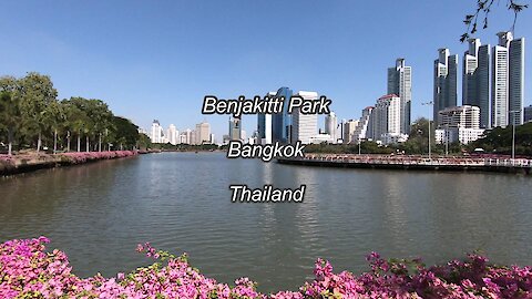 Benjakitti Park in Bangkok, Thailand
