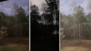 Tornado warning in Georgia looks like a scene from a scary movie