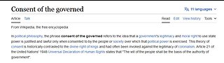 Canada The Illusion of Freedom and System of Control: By The Consent of The Governed